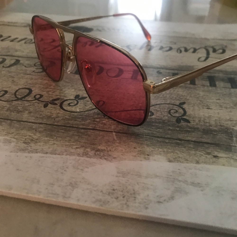 Rare "Vintage Frames Company" Red lens sunglasses